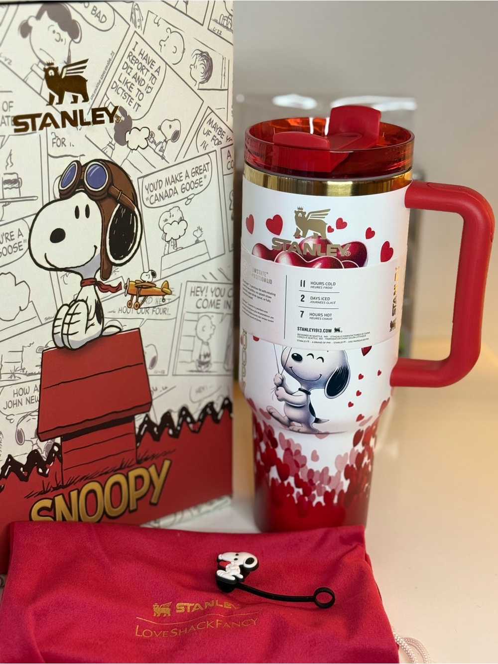 New! Stanley snoopy peanut Tumbler 40oz. Limited!